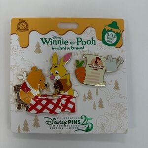 Disney Pin LE Winnie the Pooh Hundred acre wood series 5/12 month of May Rabbit